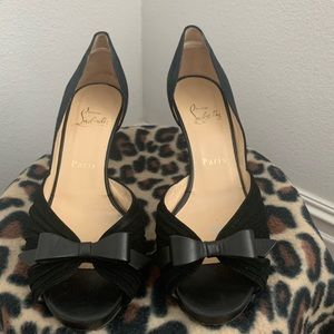 Black Bow tie Christian Louboutin